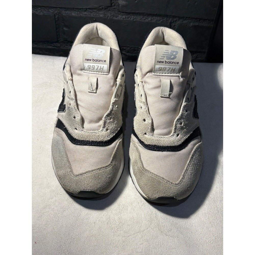 New Balance Sneaker Women 8 Cream 997H CW997HDT Suede Mesh Lifestyle Shoes